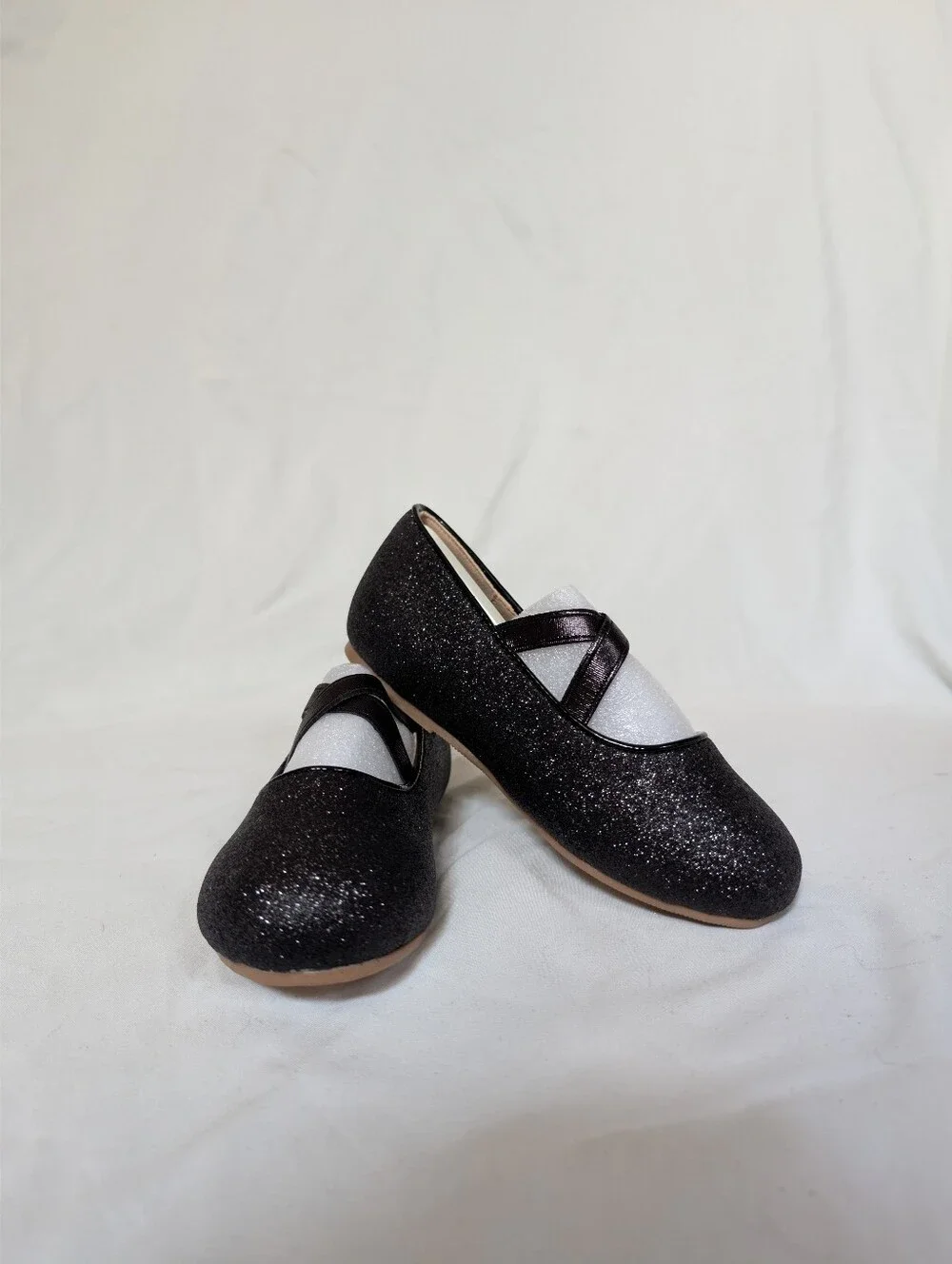 Kids Black Glitter Mary Jane Style Shoes Toddler Size 9